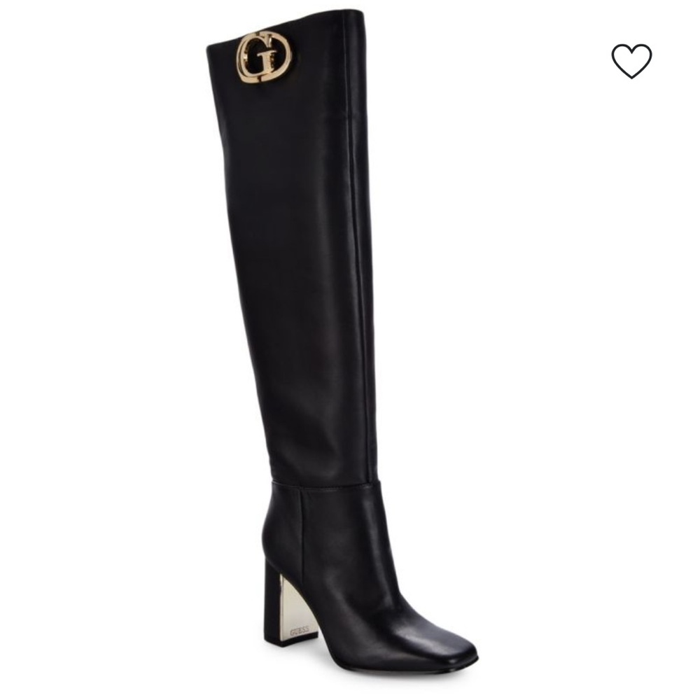 Guess Elandre Leather Over-The-Knee Boots | Women’s Size 6.5 | Pre-owned - Picture 3 of 15